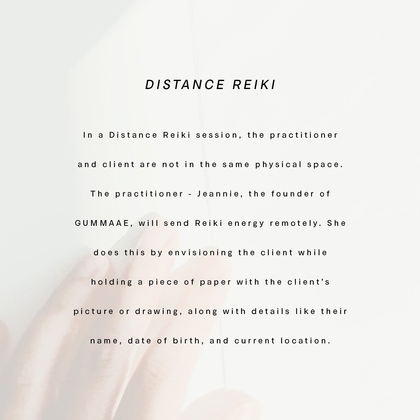 DISTANCE REIKI HEALING