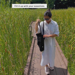Load and play video in Gallery viewer, LARGE ORGANIC COTTON TOTE
